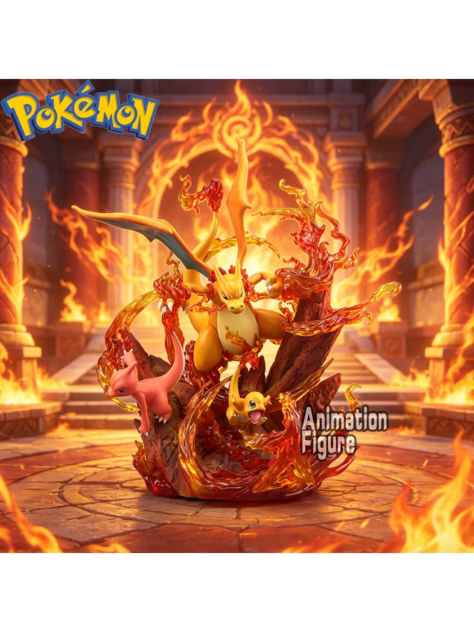 Bandai Pokémon Glurak, Actionfigur, 30cm, Kunststoff - Bild 3