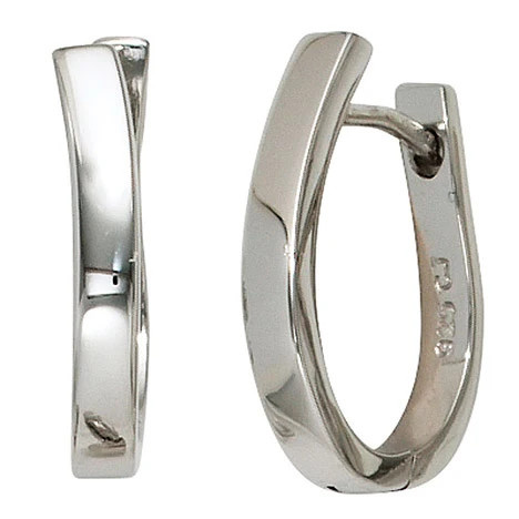 Colfem Creolen 925 Silber, Unisex - Bild 1
