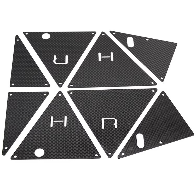 Hot Racing Karosserie-Schutzplatte aus Kohlefaser, Schwarz, Zubehör - Bild 1