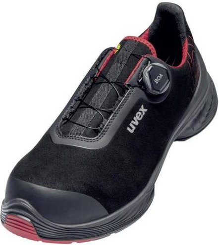 uvex 1 G2 ESD Sicherheitsschuhe S3 mit BOA Fit System in Rot-Schwarz, Größe 51 - Bild 1