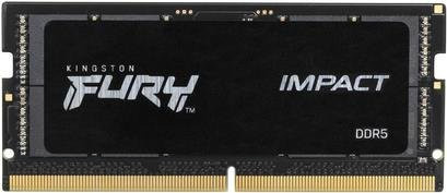 Kingston FURY Impact DDR5 SO-DIMM Arbeitsspeicher Kit 32 GB (2 x 16 GB) 6000 MHz Schwarz (KF560S38IBK2-32) - Bild 1
