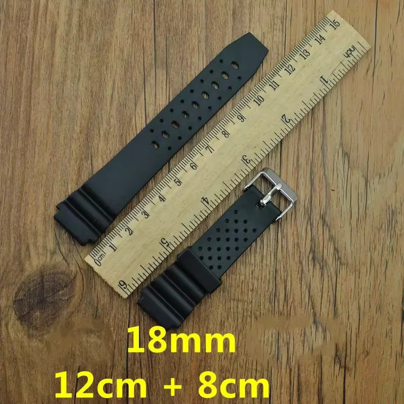 MULILAI Uhrenarmband Gummi, Schwarz - Bild 2