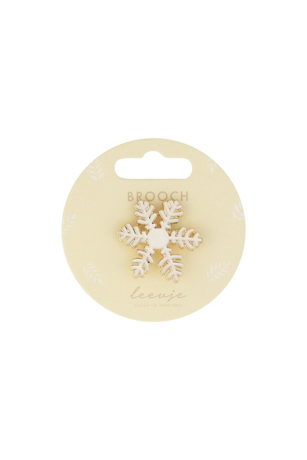Leevje Brosche Snowflake - Bild 1