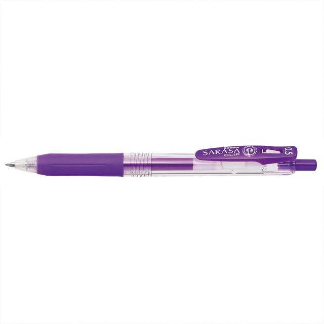 ZEBRA Sarasa Gel-Stift mit Clip, 0,5 mm, Violett - Bild 1