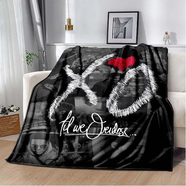 The Weeknd Kuscheldecke aus weichem Flanell von Annier, B/B/H: 130 x 170 cm - Bild 1