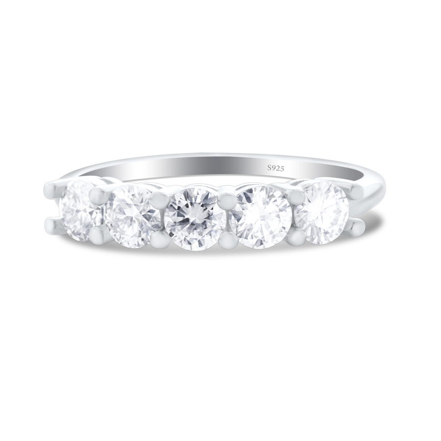 BIJOX STORY Moissanit-Ring, 925 Silber, Damen - Bild 1