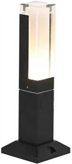 Vecli LED-Gartensäulenlicht in Weiß mit warmem Licht und minimalistischem Design für den Außenbereich und Innenhof - Bild 1