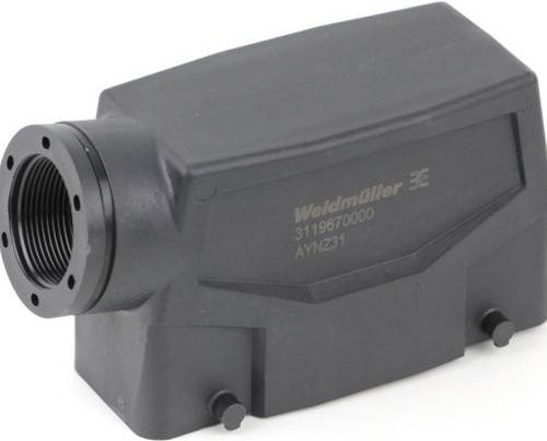 Weidmüller Steckergehäuse HDC 64D TSBU 1M32 BP in Schwarz - Bild 1