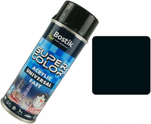 Bostik Super Color Universalspray Schwarz Glänzend 400ml - Bild 1