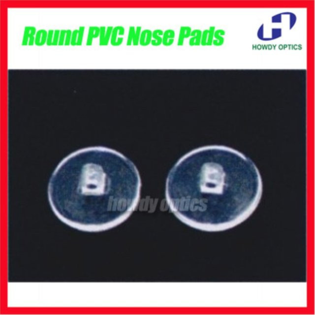 sinooptic Nasenpads, rund, PVC, transparent, 100 Stück, 9mm - Bild 1