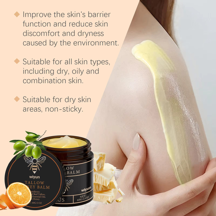 WIYUN Beef Tallow Honigcreme, Körperlotion, Unisex - Bild 2