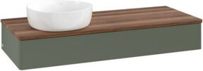 V&B Waschtischunterschrank Antao mit Beleuchtung, Farbe Grau, B/T/H: 120 x 50 x 19 cm - Bild 1