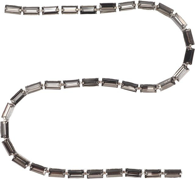 Strasskette, gray, 249 cm - Bild 1