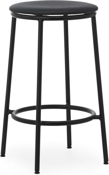 Normann Copenhagen Circa Barhocker in Schwarz Matt im skandinavischen Design - Bild 1