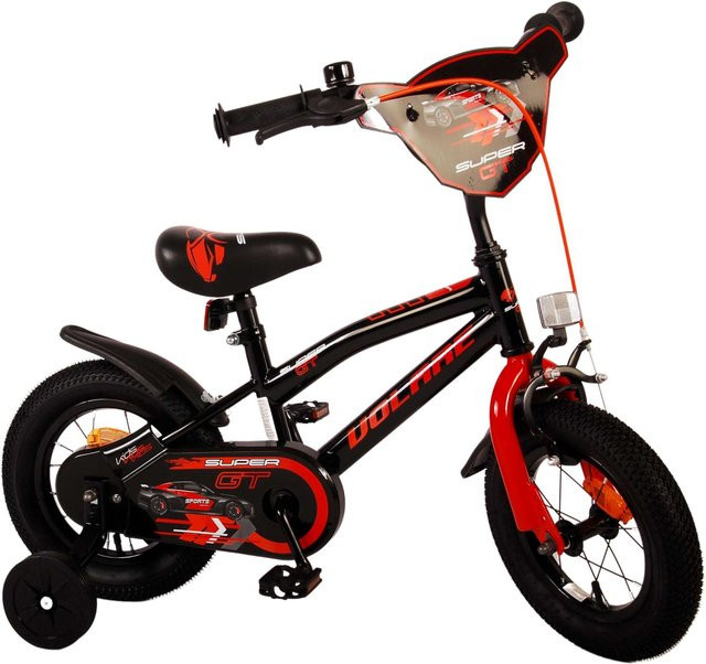 TPFSports Super GT Kinderfahrrad, 12 Zoll, Rot, Rücktritt + Handbremse - Bild 1