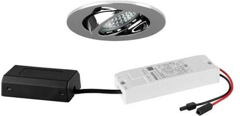 Brumberg LED-Einbauleuchte rund in Strukturweiß, dimmbar, 6W, warmweiß - Bild 1