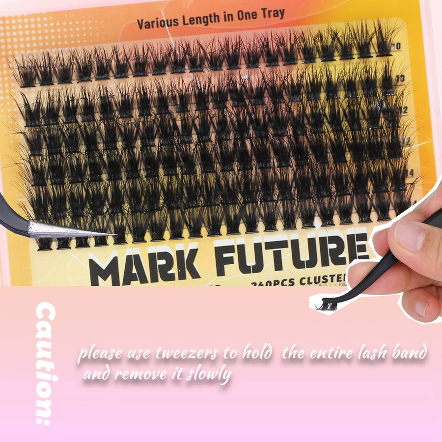 Marks Future Wimperntrays, 3D-Volumen, Black, Unisex - Bild 5