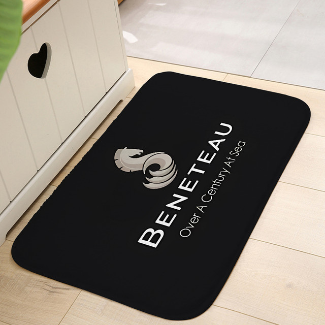 B-BENETEAU Moderner und flauschiger Heimteppich in Schwarz für Wohnzimmer und Kinderzimmer, B/T: 60 x 40 cm - Bild 1