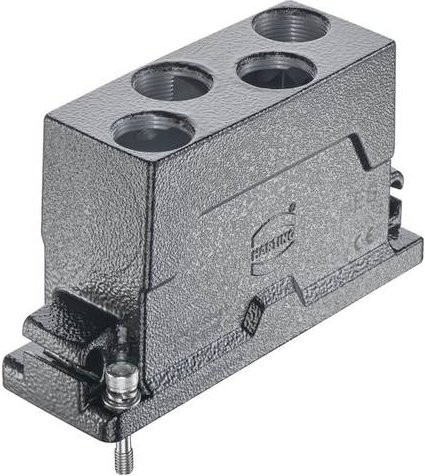 HARTING Tüllengehäuse aus Edelstahl in Grau, Artikelnummer 19 40 524 0441 - Bild 1
