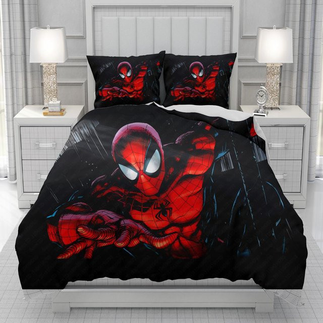 Softura Disney Spider-Man Bettwäsche-Set aus Mikrofaser, 3-teilig, Multicolour, Breite: 260 cm, Länge: 240 cm - Bild 1