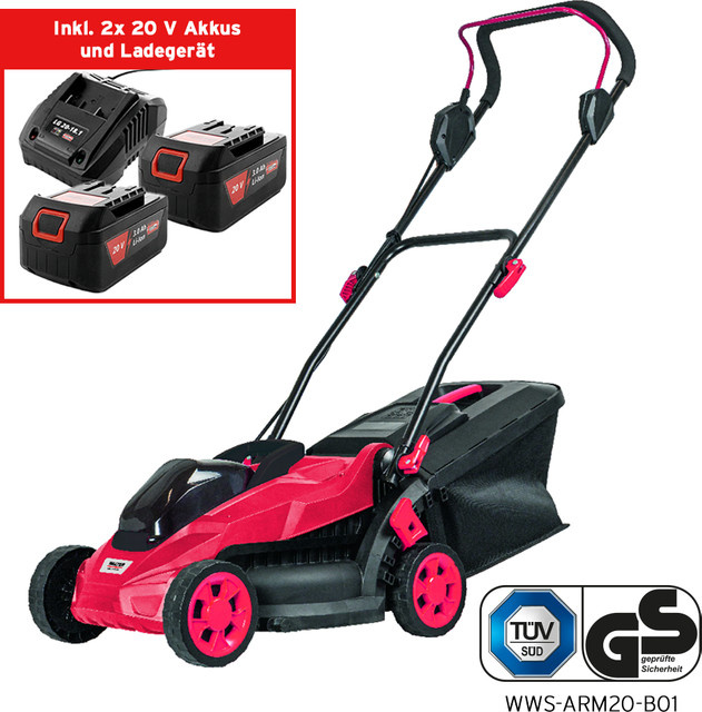 Akku Rasenmäher 3 in 1 mit Brushless-Motor, 20V - Bild 1