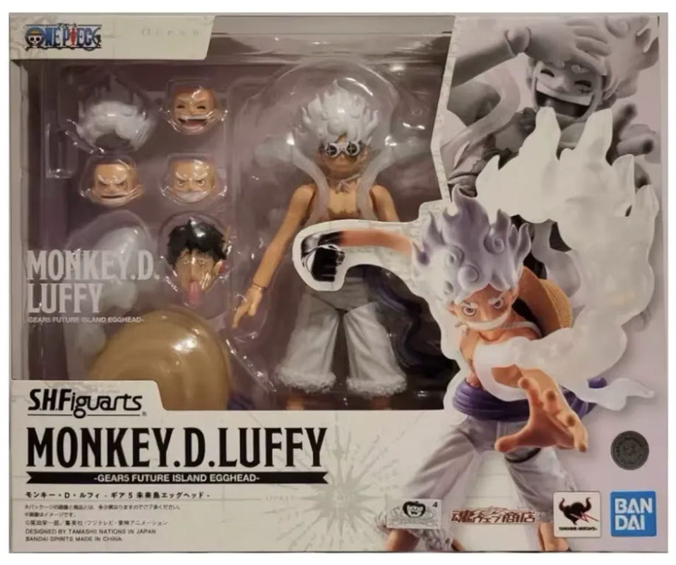 Bandai Soul Limited SHF Monkey D. Luffy Gear 5 Figure aus One Piece in Weiß - Bild 5