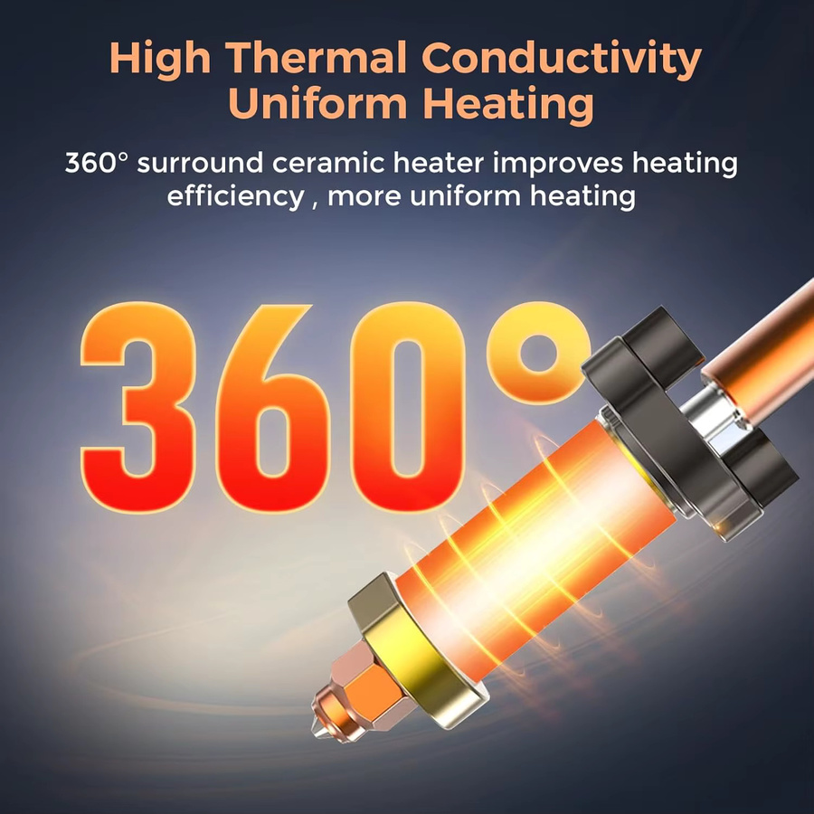 Creality Offizielles Keramik-Heizblock Hotend-Kit für K2, K2 Pro und K2 Plus, High-Flow Hotend-Kit mit Werkzeug, 350 °C Hochtemperaturbeständig - Bild 3