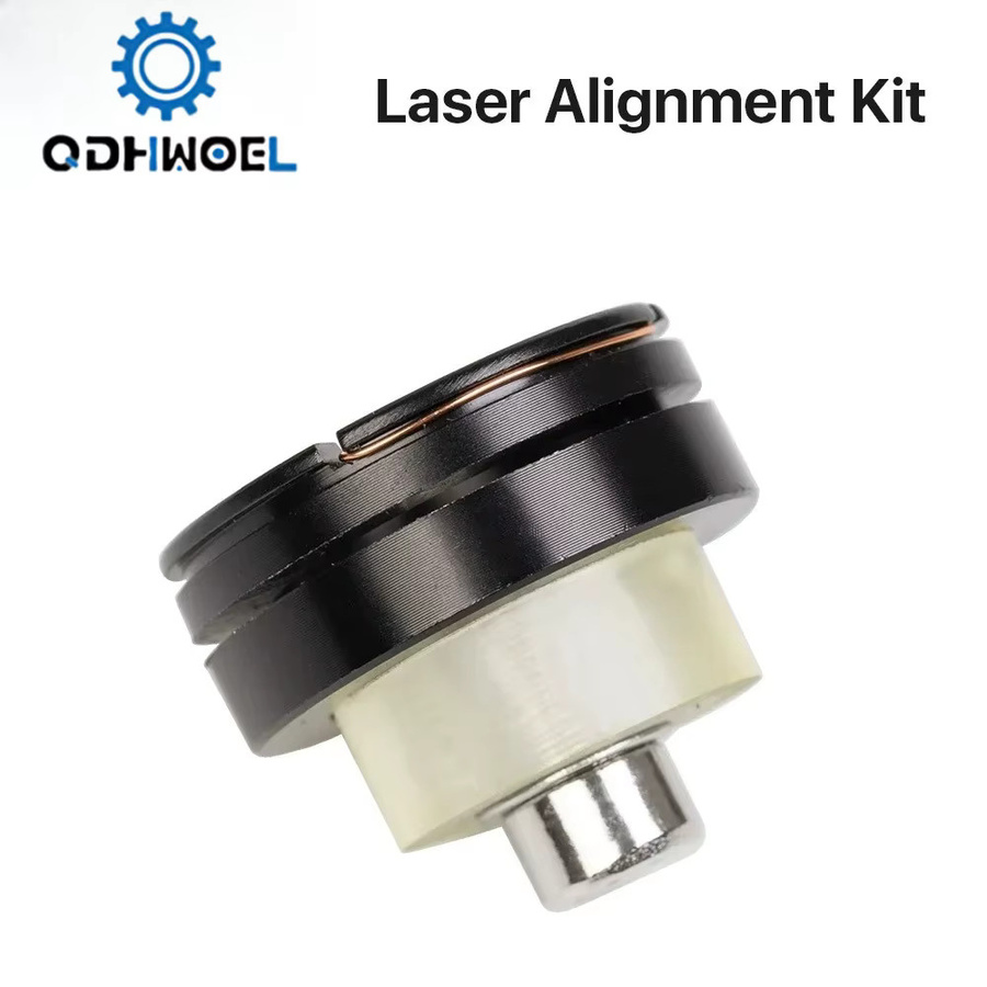 QDHWOEL Laser-Path-Kalibrierungsset mit Lichtregler zur Kollimationsanpassung für CO2-Laserschneider in Schwarz - Bild 2