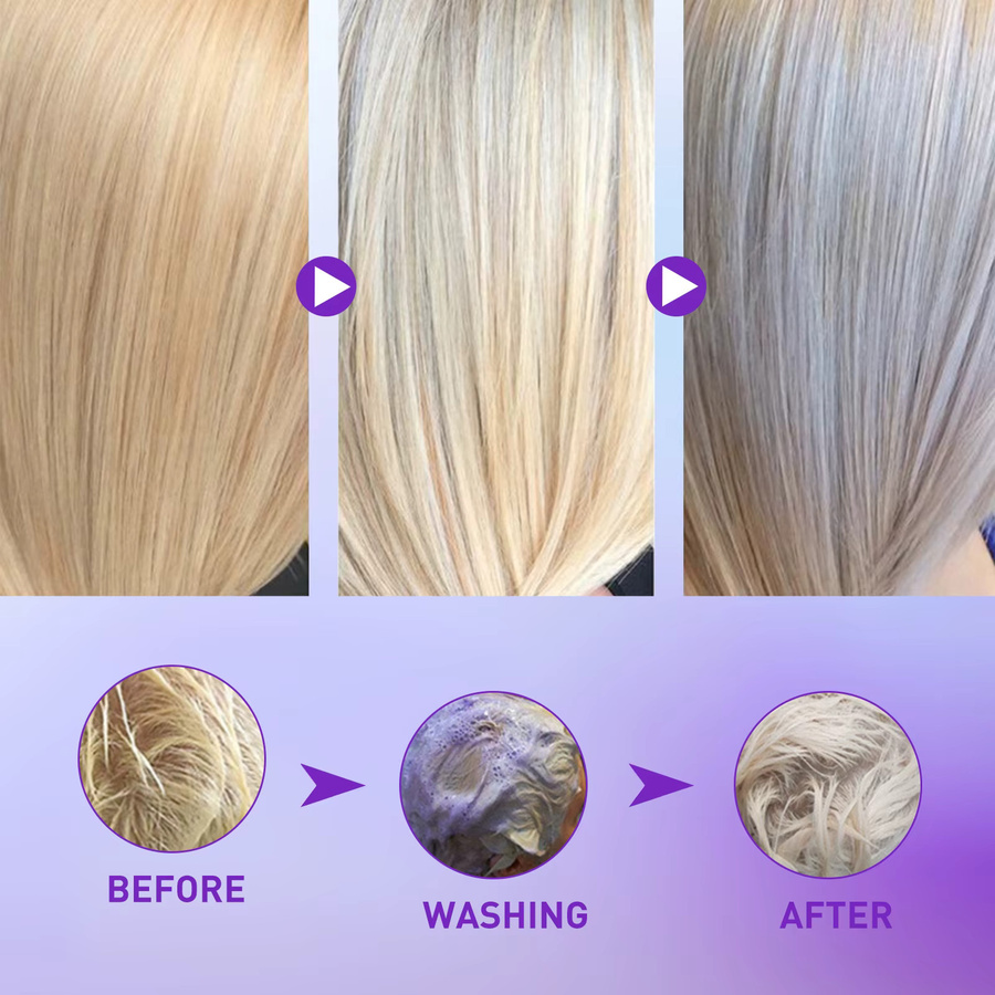 eelhoe Haarfärbeshampoo, lila, für blondes Haar - Bild 4