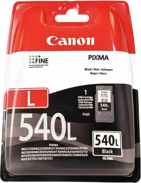 Canon Original Druckerpatrone PG-540L Tintenpatrone Schwarz - Bild 2