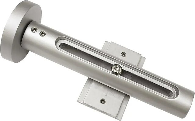 Gardinia Wandträger für Flächenvorhangschienen aus Aluminium in Silber - Bild 1