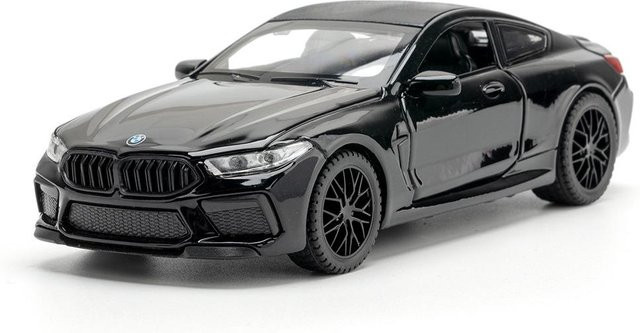 Fourall- Model Cars BMW M8, Spielzeug Auto Modell, 1:32, Schwarz, mit Sound und Licht - Bild 1