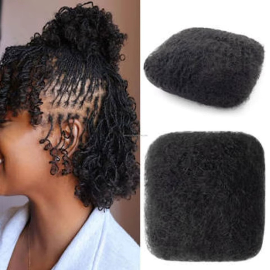 FUGANGXIU Afro Kinky Bulk Hair, 30g, Echthaar - Bild 6