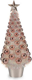 Schillernder Weihnachtsbaum Krist+ in Rosa aus Kunststoff, B/T/H: 21,5 x 21,5 x 51 cm - Bild 1