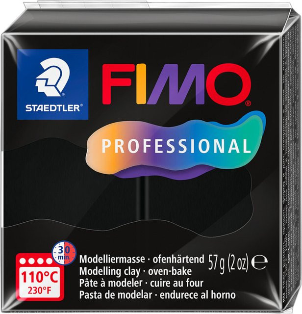 Staedtler FIMO Professional Modelliermasse Schwarz - Bild 1