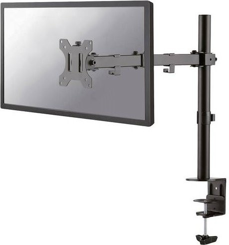 Neomounts FPMA-D550BLACK Einfach Monitor-Tischhalterung Schwarz, für 25,4 cm bis 81,3 cm Monitore, VESA 75x75 mm, schwenkbar, rotierbar und neigbar - Bild 1