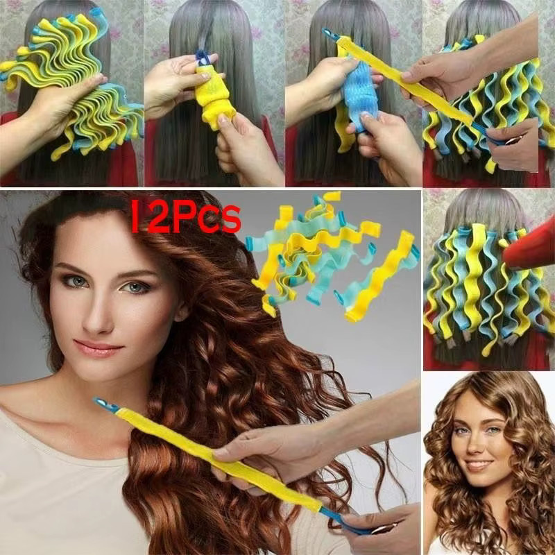 12er Set Lockenwickler, weiche Rollen für Locken - Bild 3