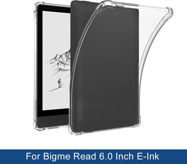 Bigme Read 6,0 Zoll E-Ink-Papier-Tablet Schutzhülle aus transparentem TPU, ultradünn und stoßfest - Bild 1