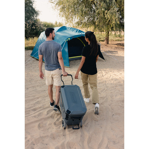 Coleman Kühlbox Convoy mit Rollen, 61,5 l, Grau/Anthrazit/Schwarz, Innenmaße B/H/L: 32 x 40 x 61,3 cm - Bild 3