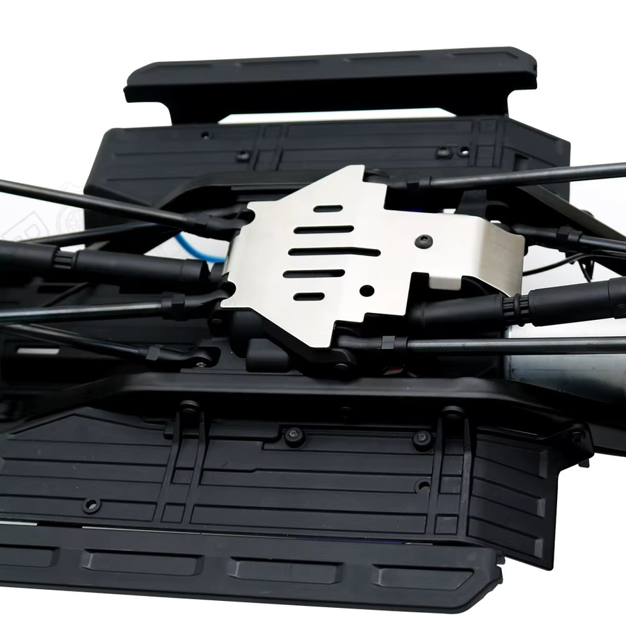 TRX4 Edelstahl Chassis Rüstung Achsschutz Unterfahrschutz, 1/10 RC Crawler - Bild 2