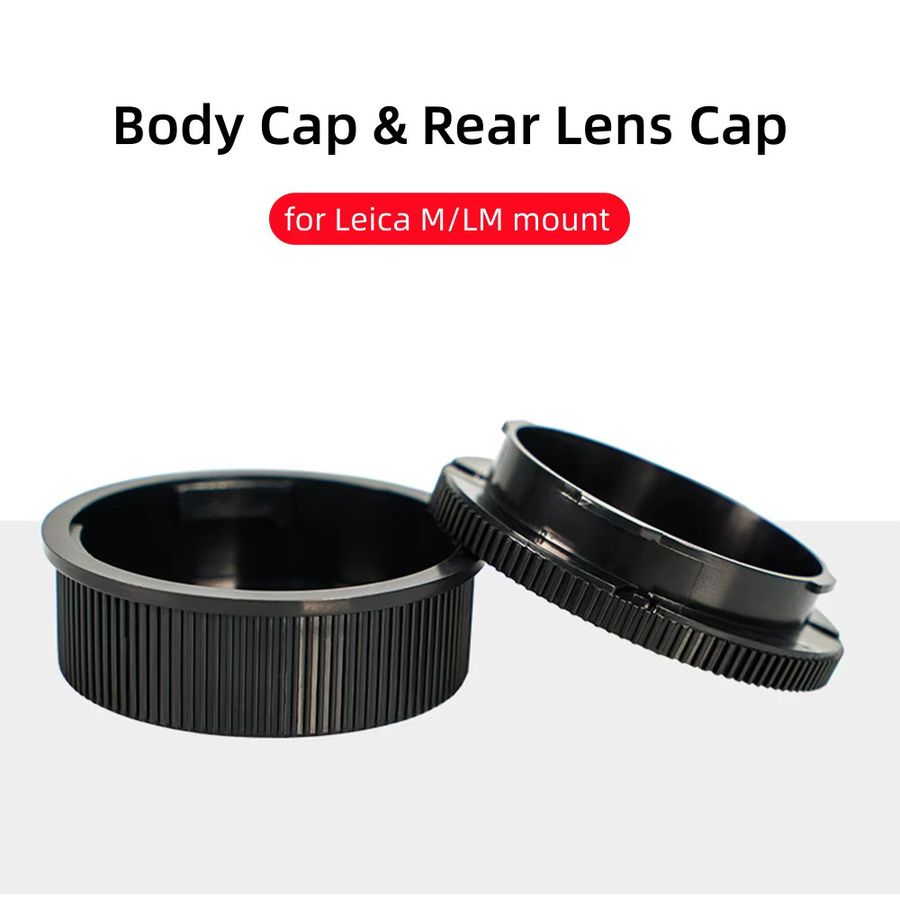 Leica Kameragehäuse-Abdeckkappe als Rücklinsenabdeckung und Staubschutz für Leica M3 M6 M9 M10 M11 M9P M11P M10-M10D M10R M8 M262 in Schwarz - Bild 2