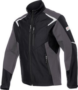 Kübler Softshell Jacke BODYFORCE in Schwarz/Anthrazit, Größe S - Bild 1