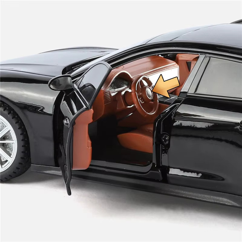 Porsche Panamera 2025 Coupe, Automodell, 1:24, Metall, mit Licht und Sound - Bild 2