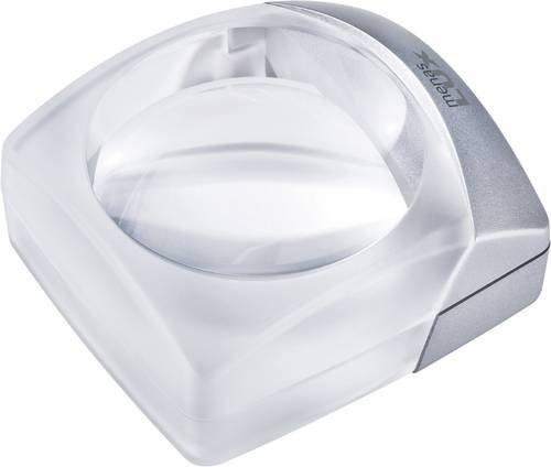 Eschenbach menas LUX LED-Leuchtlupe mit 3,0-facher Vergrößerung in Silber und Transparent - Bild 1