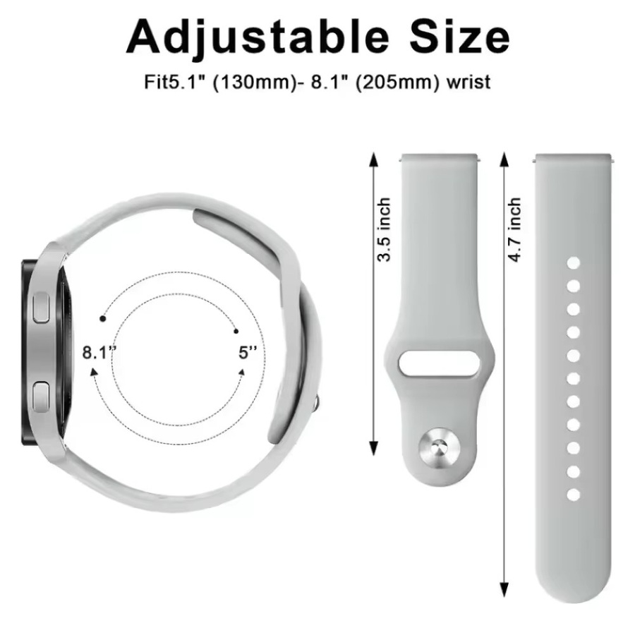 Amazfit Silikonarmband, 20 mm, 22 mm - Bild 3