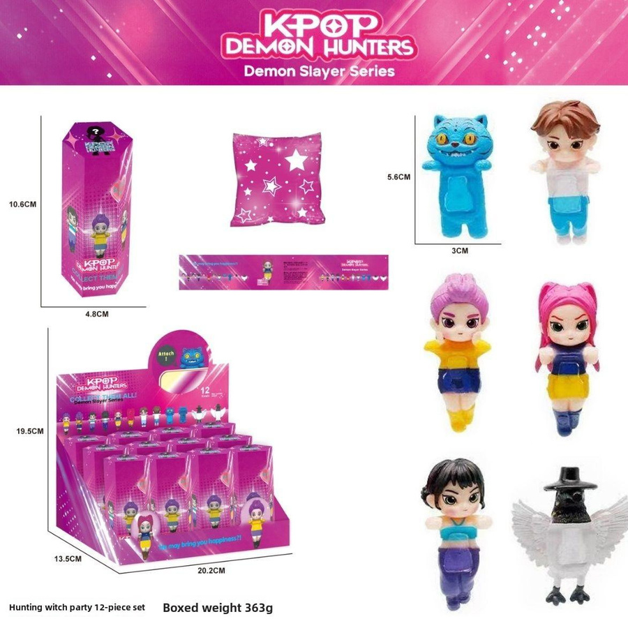 Fashnics Engel Blind Box Kpop Dämonenjäger Anime Mini-Figuren Puppen ab 3-6 Jahren - Bild 4