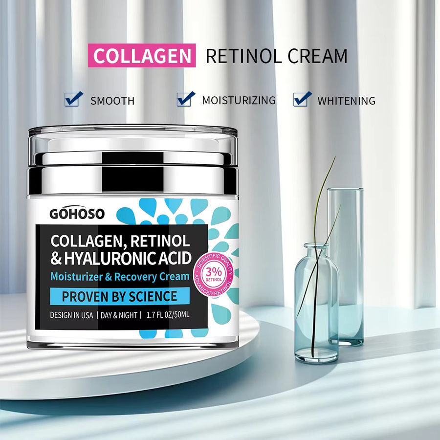 ENVISHA Gesichtspflege Creme mit Kollagen, Retinol, Hyaluronsäure - Bild 6