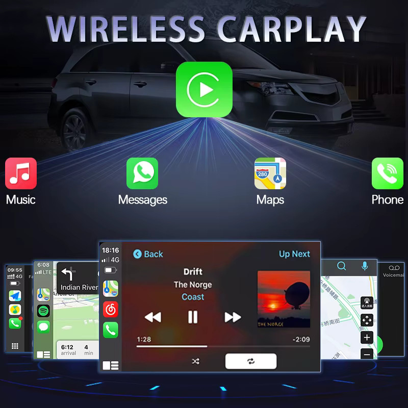 Sazy Auto Kabelloses CarPlay Interface für BMW CCC CIC NBT EVO 1 2 3 4 5 6 7 Serie X1 X3 X4 X5 X6 und MINI F56 F15 F16 F25 F26 F48 F10 F22 F20 F30 F32 i3 via Bluetooth - Bild 3
