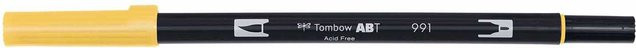 Tombow ABT Dual Brush Pen in Light Ochre 991 Gelb - Bild 1