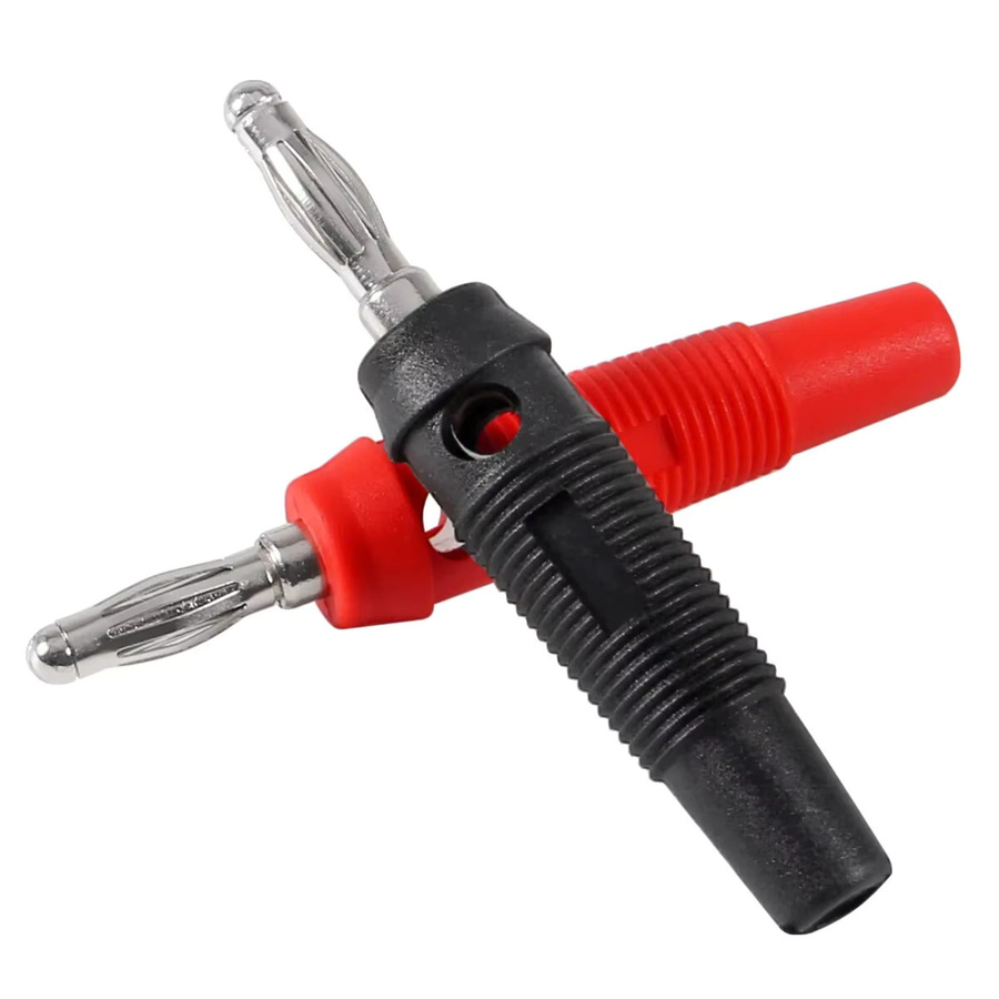 AOKIN 10 Stück 32A Hochstrom Bananenstecker Männlich 4mm Schraubbar Stapelbar Multicolour Audio-Lautsprecherkabel-Verbinder für Audiogeräte - Bild 2